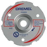 Dremel DSM20 multifunctionele carbide-verzinksnijschijf (DSM600) - 2615S600JB - thumbnail