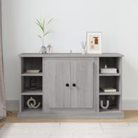 Dressoir 100x35,5x60 cm bewerkt hout grijs sonoma eikenkleurig