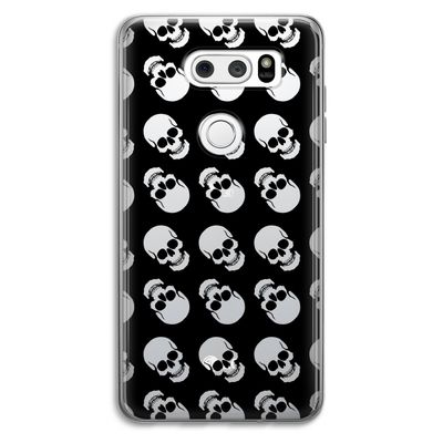 Musketon Skulls: LG V30 Transparant Hoesje