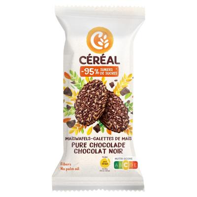 Cereal maiswafel puur minder suikers