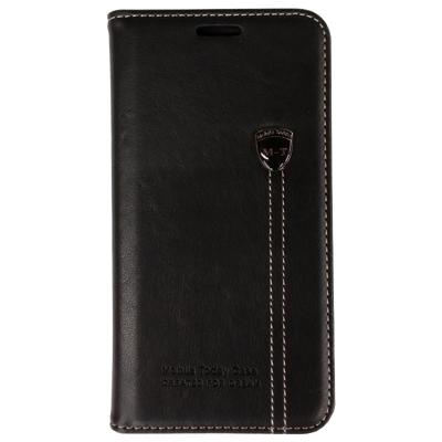 Leren hoesje Galaxy Note 5 zwart