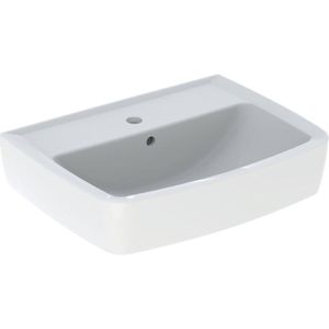 Geberit Bastia Fontein Square - 50x38cm - kraangat - overloop - wit 502.921.00.1