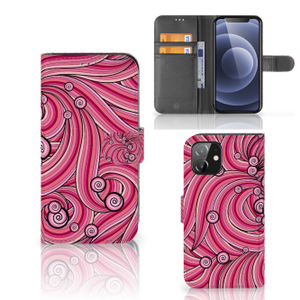 iPhone 12 | 12 Pro (6.1") Hoesje Swirl Pink