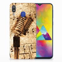 Samsung Galaxy M20 (Power) | Siliconen hoesje | met foto Bladmuziek