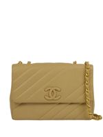 CHANEL Pre-Owned sac porté épaule Jumbo Classic Flap (1995) - Tons neutres