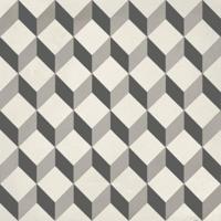 JOS. Hidro VLtegel Decor 197X197 Upsidedown Black 8.3mm Mat