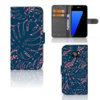 Samsung Galaxy S7 Edge Hoesje Palm Leaves