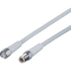 ifm Electronic EVF182 Verbindingskabel Aantal polen (sensoren): 4, 4 Stekker, recht, Bus, recht 5 m 1 stuk(s)