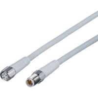 ifm Electronic EVF182 Verbindingskabel Aantal polen (sensoren): 4, 4 Stekker, recht, Bus, recht 5 m 1 stuk(s)