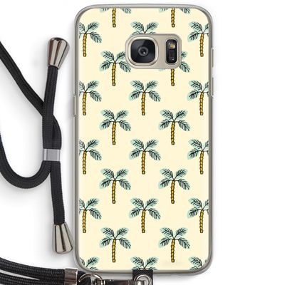 Paradise: Samsung Galaxy S7 Transparant Hoesje met koord
