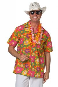 Hawaii blouse heer oranje