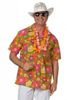 Hawaii blouse heer oranje - thumbnail