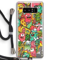 Vexx City: Samsung Galaxy Note 8 Transparant Hoesje met koord