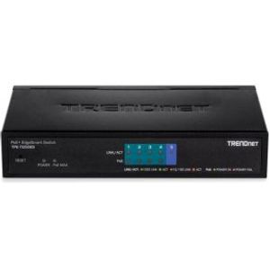 Trendnet TPE-TG50ES netwerk-switch Managed Gigabit Ethernet (10/100/1000) Zwart Power over Ethernet