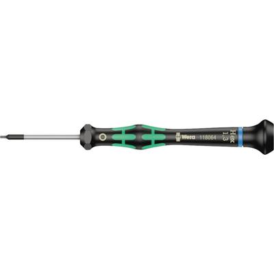 Wera 2054 Elektronica en fijnmechanica Inbusschroevendraaier Sleutelbreedte (metrisch): 1.3 mm Koplengte: 40 mm Afmeting, lengte: 137 mm