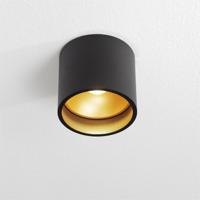 Artdelight PlafondlampOrmond zwart met gouden binnenkant - PL ORMOND ZW-MG