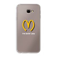 I'm lovin' you: Samsung Galaxy J4 Plus Transparant Hoesje