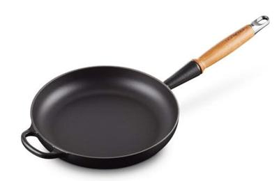 Le Creuset Koekenpan Signature - Mat Zwart - ø 24 cm / 1.6 liter - geëmailleerde anti-aanbaklaag