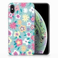 Apple iPhone Xs Max | TPU Case | Flower Power