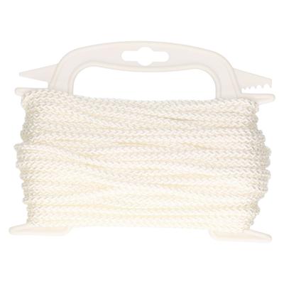 Wit touw - 5 mm x 20 meter - kunststof gedraaid - hobby/klus - binnen / buiten
