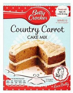 Betty Crocker Betty Crocker - Country Carrot Cake Mix ***THT 04-10-2023***