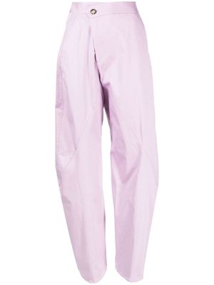 JW Anderson pantalon Twisted - Violet