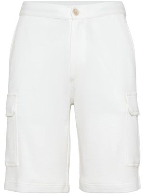 Brunello Cucinelli bermuda en coton - Blanc