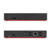 Origin Storage 40AF0135EU laptop dock & poortreplicator Docking USB 3.2 Gen 1 (3.1 Gen 1) Type-A + Type-C Houtskool, Rood