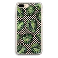 Geometrische jungle: iPhone 7 Plus Transparant Hoesje Geometrische jungle: iPhone 7 Plus Transparant Hoesje