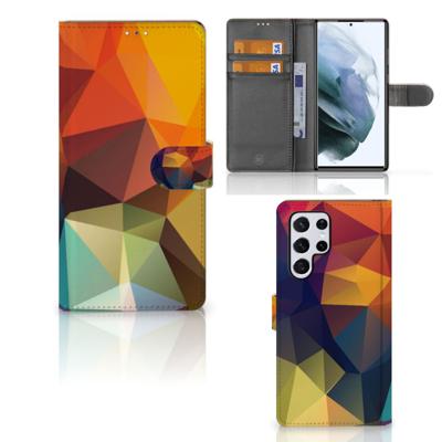 Samsung Galaxy S22 Ultra | Book Case | Polygon Color