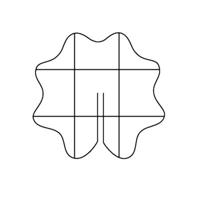 Groeiraster centrisch geschulpt dia. 44 cm Peacock - Peacock