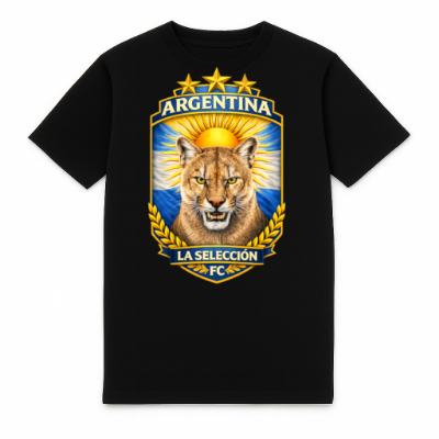 FC ELEVEN - Argentinië La Selección Heavy T-Shirt - Zwart