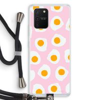 Dancing eggs: Samsung Galaxy S10 Lite Transparant Hoesje met koord Dancing eggs: Samsung Galaxy S10 Lite Transparant Hoesje met koord