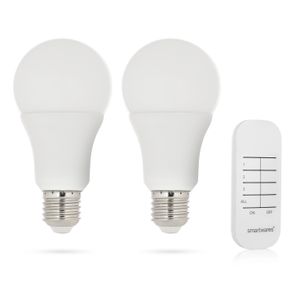 Smartwares SH4-99550 LED bulb schakelset - 2x 7W LED-lampen+ AB