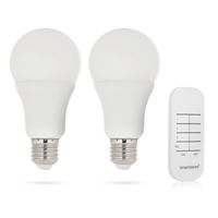 Smartwares SH4-99550 LED bulb schakelset - 2x 7W LED-lampen+ AB - thumbnail