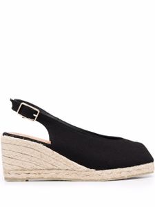 Castañer espadrilles à bride arrière - Noir