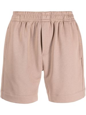 STYLAND short de sport à coupe droite - Marron