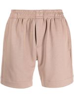 STYLAND straight-leg track shorts - Marron