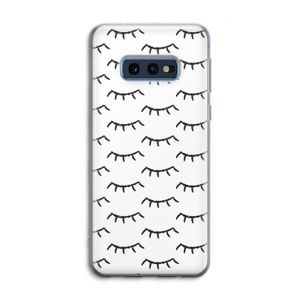 Wimpers: Samsung Galaxy S10e Transparant Hoesje
