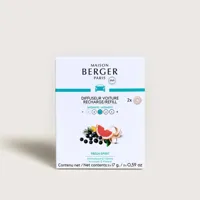 Maison Berger Paris navulling autoparfum fresh spirit 2 stuks