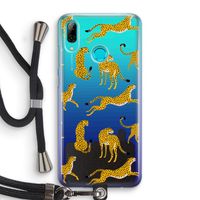 Luipaard: Huawei P Smart (2019) Transparant Hoesje met koord