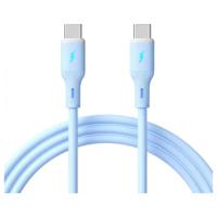 Akyga AK-USB-68 USB-kabel USB-C stekker, USB-C stekker 1 m Blauw