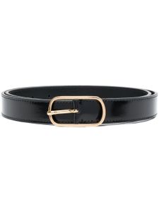 TOTEME ceinture en cuir à boucle - Noir