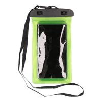 Bellatio Design Telefoonhoesje - groen - kunststof - 21 x 11,5 cm - waterdicht