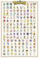 Poster Pokemon Kanto 151 61x91,5cm