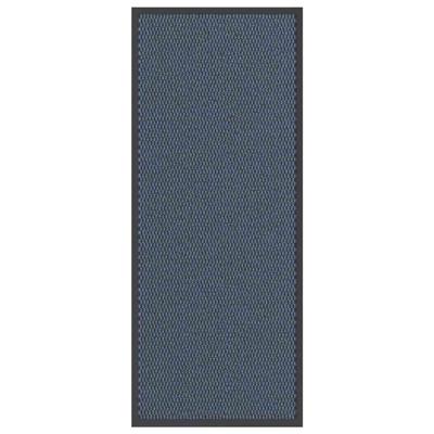 Deurmat 60x150 cm blauw