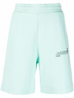 MSGM short de sport à logo imprimé - Vert