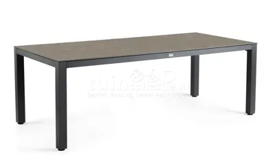 Tierra Outdoor Tuintafel Briga Dark Basalt 240x100cm