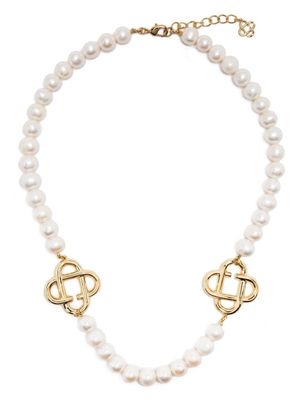 Casablanca collier à breloque logo