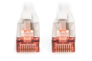 Digitus DK-1644-050 RJ45 Netwerkkabel, patchkabel CAT 6 S/FTP 5.00 m Grijs Halogeenvrij, Verdraaide paren, Snagless, Vlambestendig 1 stuk(s)